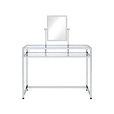 Coleen Chrome Finish Vanity Desk Model AC00666 By ACME Furniture